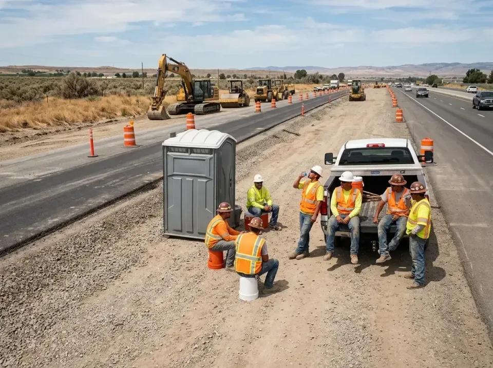 highway-road-construction-crew-007 — frequently asked questions, Porta Potty and Restroom Rentals in Northwood, IA